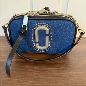 Marc Jacobs Snapshot Denim Convertible Crossbody
